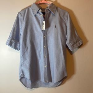 Ralph Lauren Short Sleeved Button Down Shirt Size M
